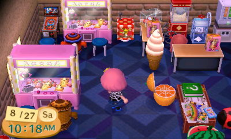 my acnl home, a patched together aproxamation of an arcade